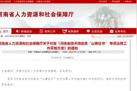 河南：要让“山寨证书”凉凉图片