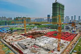 “安庆之星”地上主体结构开建图片
