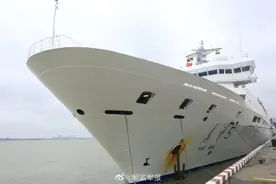 航行1万余海里，远望5号船今日返回母港图片