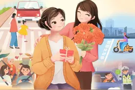 妈，我回来了！图片