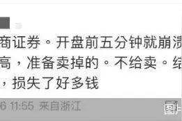 招商证券再被骂上热搜！两个月内交易系统二次宕机、股民直言造成经济损失图片