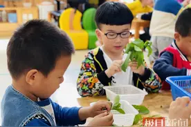 夏日已至，幼儿园萌娃用古法做薄荷膏图片