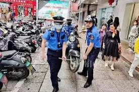 紧急提醒！柳州市中心多辆电动车被拖走，千万别再这样停了图片