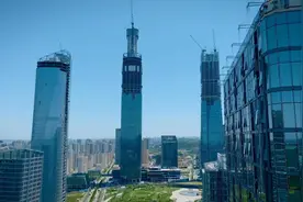 硬核技术加持！中建八局二公司“山东第一高”即将封顶图片