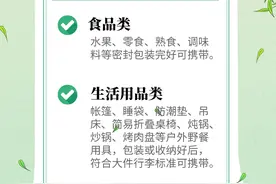 注意！这些夏季常用物品，不是都能带上地铁图片