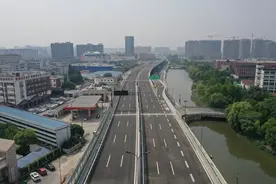 从拱墅去良渚可省半个小时，杭州莫干山路提升改造工程主线高架即将通车图片