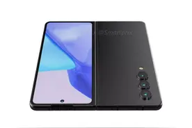 三星Galaxy Z Flip4真机曝光：折痕弱化图片