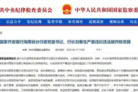 境内办事，境外收钱！国开行海南省分行原行长刘春生被开除党籍图片