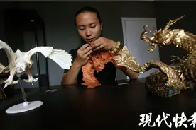 不裁不剪不拼接！90后小伙用一张纸折出大千世界图片