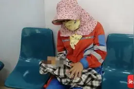 监控拍到疑似弃婴现场！海口府城一垃圾桶内惊现初生男婴图片