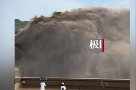 震撼！黄河小浪底调沙再现“流鱼”奇观，有村民一天捞上百斤鱼图片