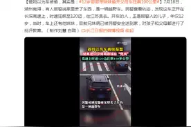 爸妈以为车被偷，其实是12岁哥哥带妹妹偷开父母车狂飙100公里图片