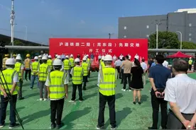 最新！沪通铁路二期（高东段）先期交地开工图片