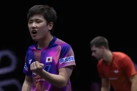 （体育）乒乓球——WTT冠军赛布达佩斯站：张本智和晋级男单决赛图片