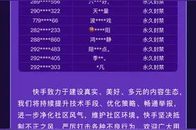 快手打击欺骗诱导行为，处置违规账号347个图片