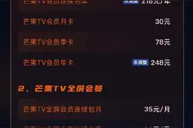 芒果TV再涨会员费，连续包月升至22元，网友：准备取消图片
