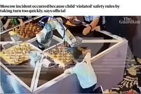 细思极恐！国际象棋比赛中，7岁男孩被机器人对手折断手指…图片