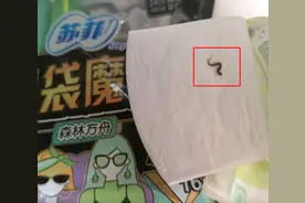 苏菲卫生巾被曝有虫子尸体，当事人：正在与苏菲官方沟通处理图片