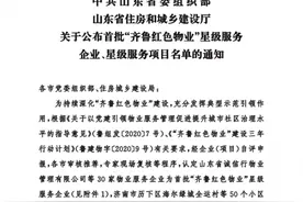 祝贺仁和物业获评首批“齐鲁红色物业”星级服务企业图片