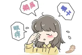 光华医院医生从她的睫毛上发现大量蠕行螨虫~图片