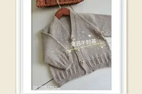 附超详细过程，简单方便的幼童开衫（有编织图解）图片