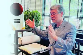 韩国文化院院长金辰坤接受《环球时报》专访：千万级人员交流拉近韩中两国图片