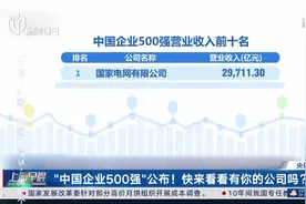 “中国企业500强”公布！快来看看有你的公司吗？视频封面