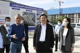 甘肃省检察院党组书记、检察长朱玉调研兰州国家生物产业基地基础设施建设项目图片