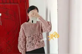 附编织过程，好看又精致，钩织结合套头毛衣（有编织图解）图片