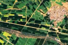 太空视角看丰收有多美？网友：被震撼到图片
