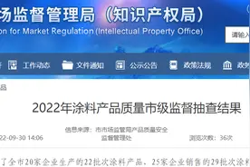 济南市市场监督管理局公布2022年涂料产品质量市级监督抽查结果图片