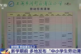 上央视啦！闵行这所学校的劳动课程随四季更换，内容多种多样图片