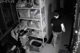 啥癖好？精心把自己装扮成这样，专对球鞋下手图片
