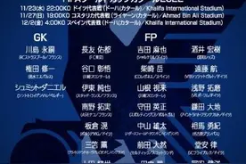 日本队公布世界杯26人大名单，20人效力欧洲联赛图片