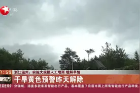 浙江温州：实施大规模人工增雨 缓解旱情视频封面