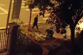 两男子深夜追赶推倒女子被学生高喊吓退，警方回应图片