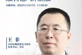 中贷协会长王非：小贷公司天生具有普惠性，因其而生、也要依其而兴图片