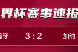 比分速报｜葡萄牙队3比2击败加纳队图片