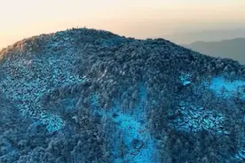 雪后秦岭秒变冬日大片图片