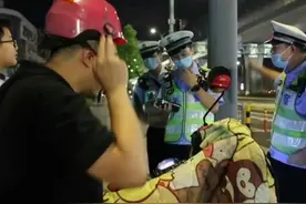 交警街头这段喊话，安全感爆棚图片