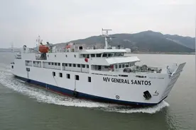 龙海：全市首艘出口车客轮渡交付使用图片