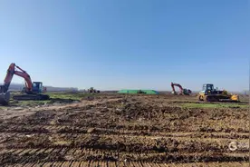 胶东半岛最大！官路水库围坝主体工程全面开工，青岛再添大型调蓄水库图片