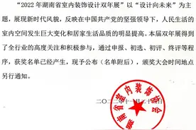 重磅！2022年湖南省室内装饰设计双年展获奖名单揭晓图片