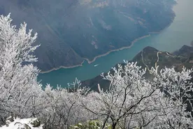 重庆巫山：雪润巫峡美不胜收图片