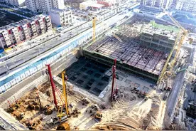 市中医院新院区加紧建设图片