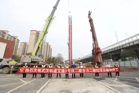 武汉地铁三条新线今日开工，掀起寒冬建设高潮图片