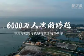 新华全媒+｜6000万人次的跨越——琼州海峡跨海铁路轮渡开通20周年图片