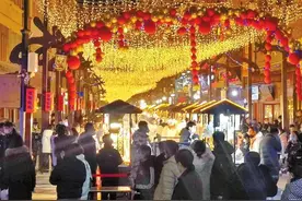 街区经济燃旺“烟火气” 兰州城关区流光溢彩年味浓图片