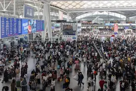 广州南站昨日客流超2019年同期！最新提醒→图片