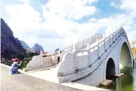 桃花湖状元桥为两江四湖添新景图片